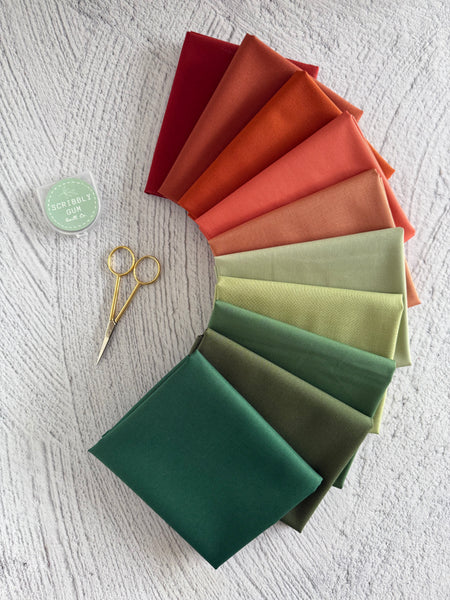 Sienna Rust - 10 Fat Quarter Bundle