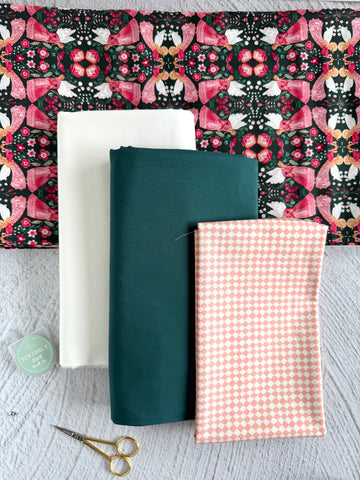 Lo and Behold Stitchery Knitted Star OR Christmas Joy quilt kit (including backing!)