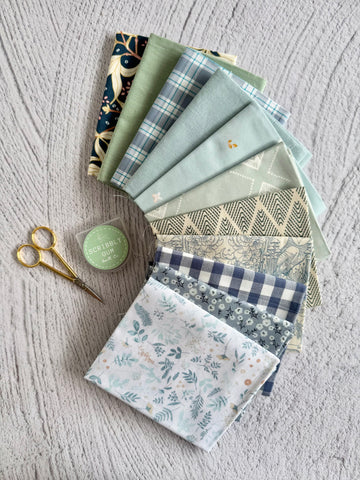 Snowflake #5 - Curated 11 Fat Quarter Bundle