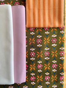 Irish chain Quilt Kit (PDF Pattern Included) Starling Lilac- Throw Size