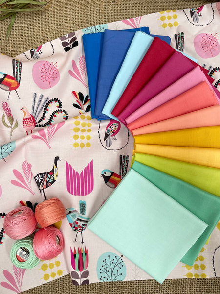 Inaluxe Rainbow Bundle with Fat Quarter - Curated 14 Fat Quarter Bundle