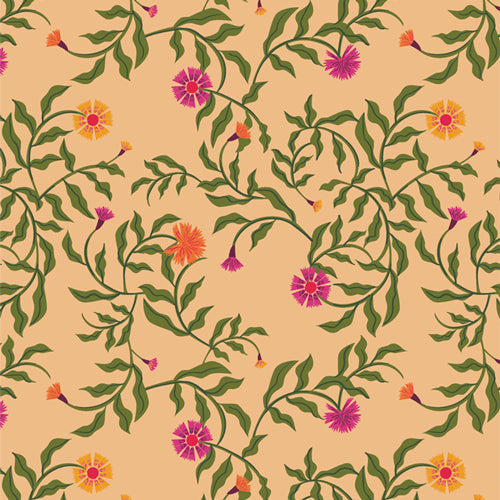 100% Cotton Fabric by the 1/2 Metre - Bohemia by AGF Cotton Fabric