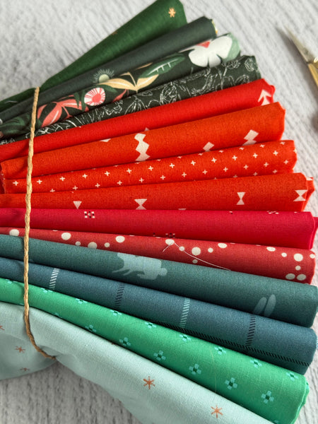 Christmas Jumble - Curated 14 Fat Quarter Bundle