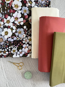 Penelope Handmade Meadowlark Quilt Kit - Bed size