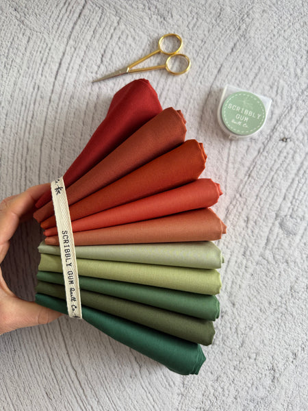 Sienna Rust - 10 Fat Quarter Bundle