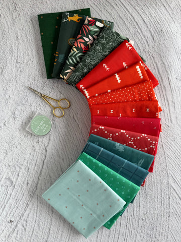 Christmas Jumble - Curated 14 Fat Quarter Bundle
