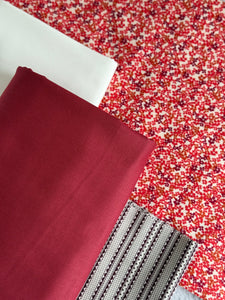 Lo and Behold Stitchery Knitted Star OR Christmas Joy quilt kit (including backing!)
