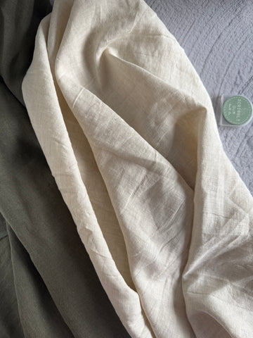 Linen Stripy Quilt Kit (Free tutorial) - Large Throw Size