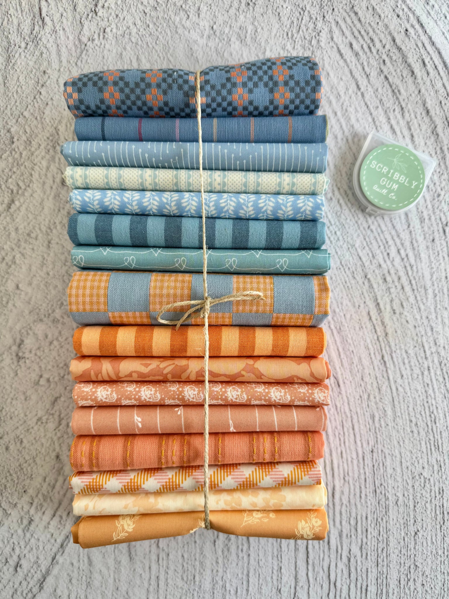 Dutch Delight - Curated 16 Fat Quarter Bundle