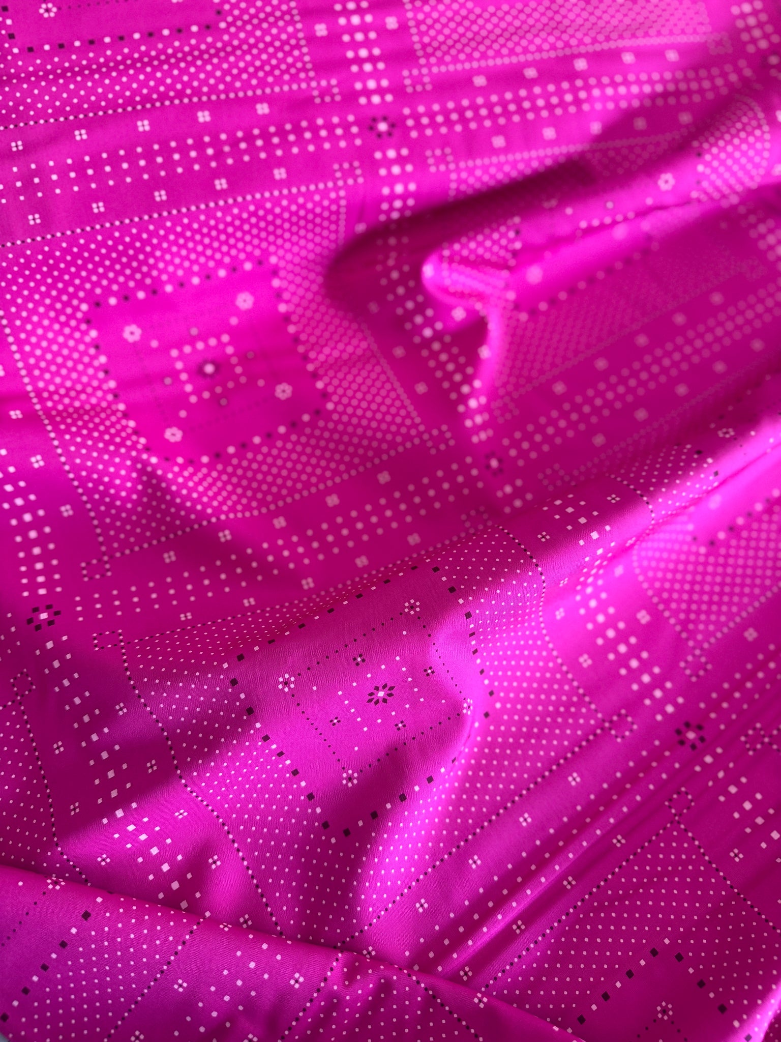 Bohemia  Handkerchief Fuschsia Backing Fabric- 3 metres or 4 metres (3.3 or 4.4 yards)