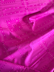 Bohemia  Handkerchief Fuschsia Backing Fabric- 3 metres or 4 metres (3.3 or 4.4 yards)