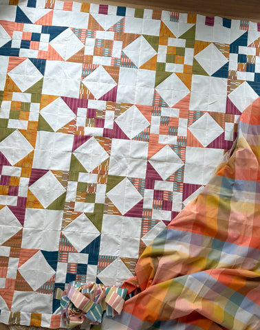 Suzy Quilts Fat Quarter Stars quilt kit (throw)- Wandering Wovens