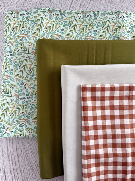 Double Irish chain Quilt Kit with PDF Pattern - Throw Size