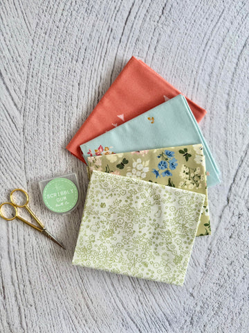 Snowflake #11- Curated 4 Fat Quarter Bundle