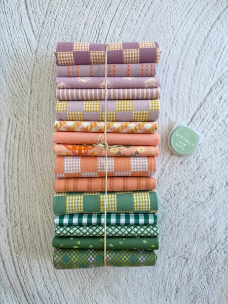 Henriettta Handbasket- Curated 15 Fat Quarter Bundle