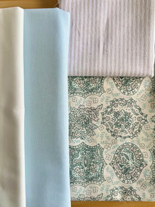 Irish chain Quilt Kit (PDF Pattern Included) Ice Mirror- Throw Size