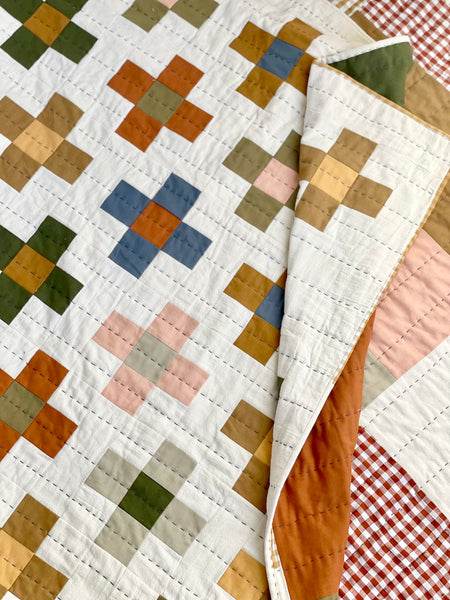 Little Flower Quilt by Joz Makes Quilts Fabric Bundle Kit