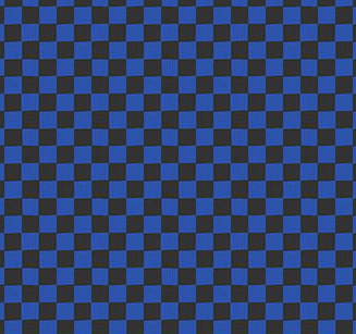 Honey by Ruby Star Society - Block Print Blender Checker Checkerboard Blue Ribbon