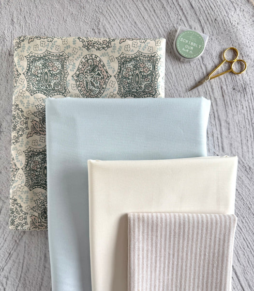 Irish chain Quilt Kit (PDF Pattern Included) Ice Mirror- Throw Size
