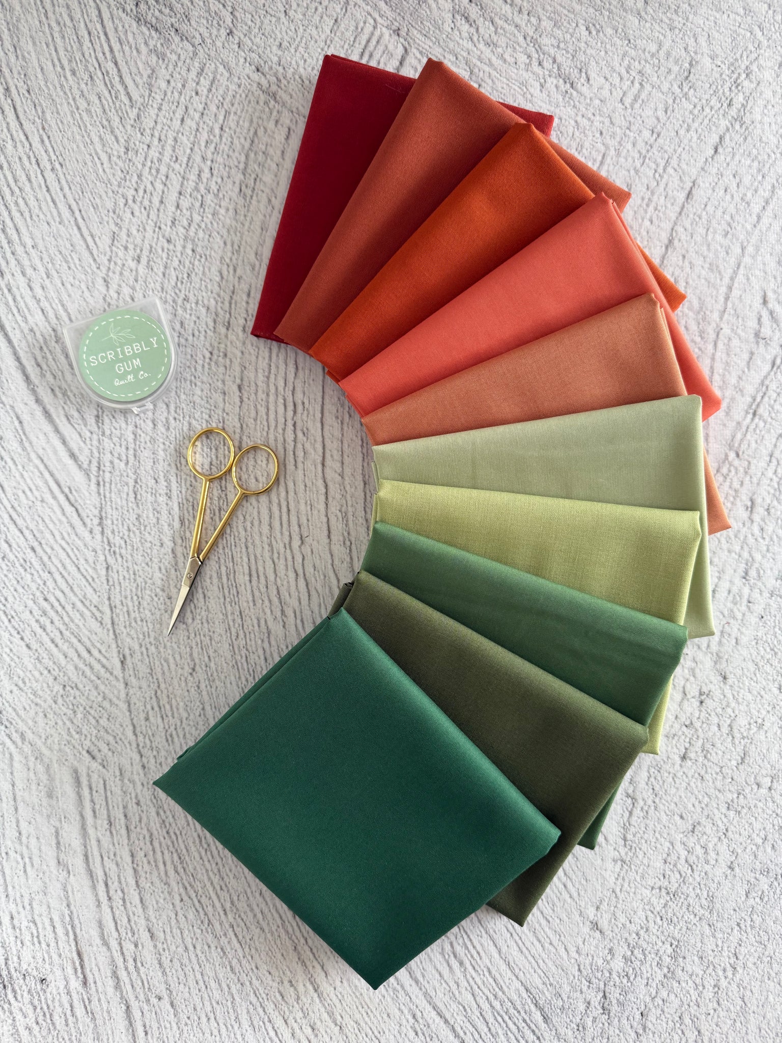 Sienna Rust - 10 Fat Quarter Bundle