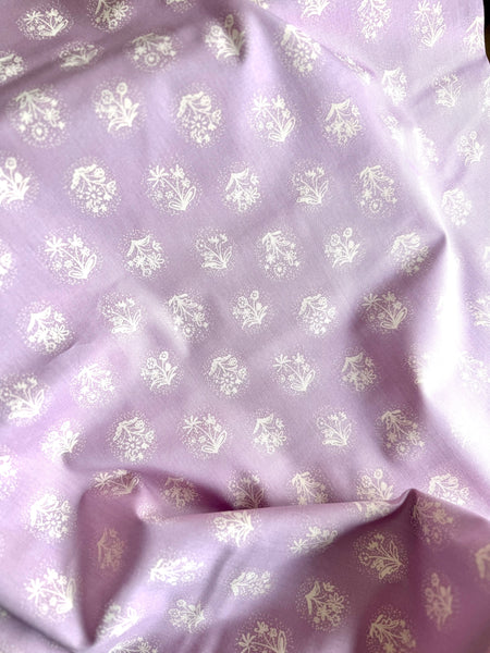 Midsummer Cameo Lavender Backing Fabric- 3 metres or 4 metres (3.3 or 4.4 yards)