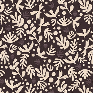 Duval by Suzy Quilts for Art Gallery Fabrics - Boho Birds Truffle