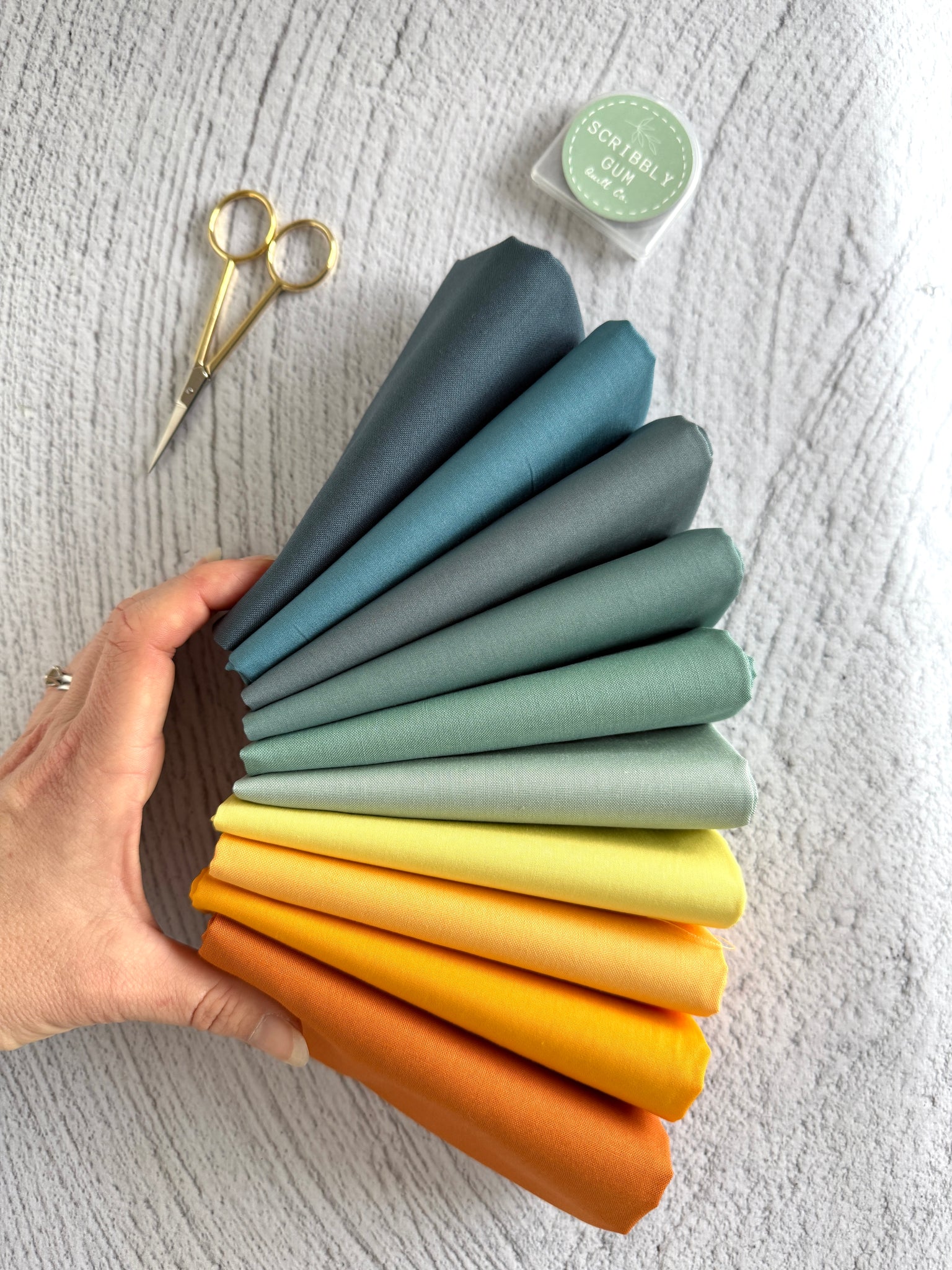 Mahogany Sunset  - Curated 10 Fat Quarter Bundle