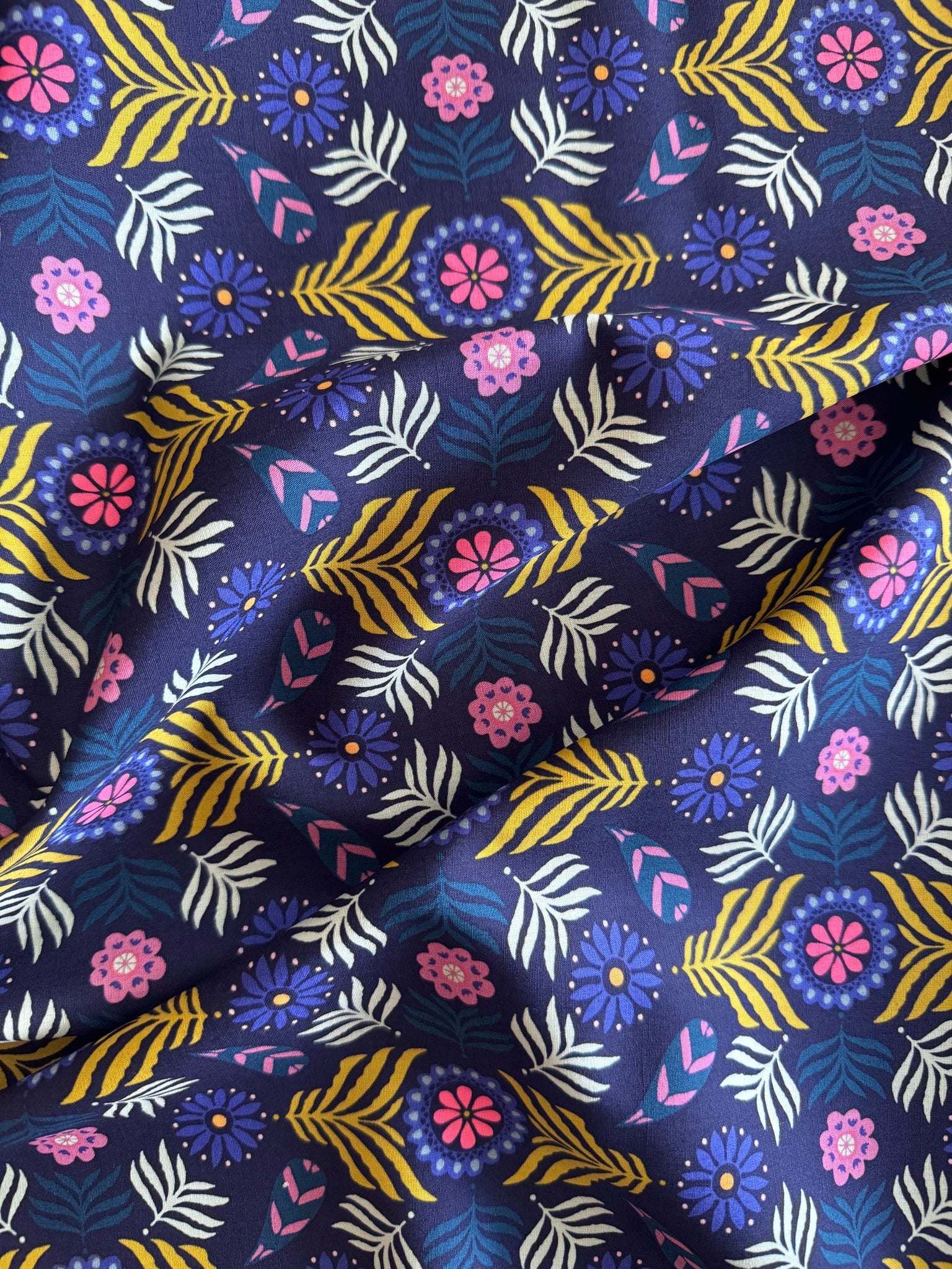 Starling Bloom Plume Backing Fabric - 3 metres or 4 metres (3.3 or 4.4 yards)