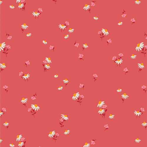 The Flower Fields by Maureen Cracknell for Art Gallery Fabrics - Delicate Rosewood