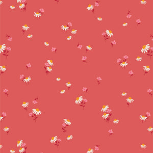 The Flower Fields by Maureen Cracknell for Art Gallery Fabrics - Delicate Rosewood