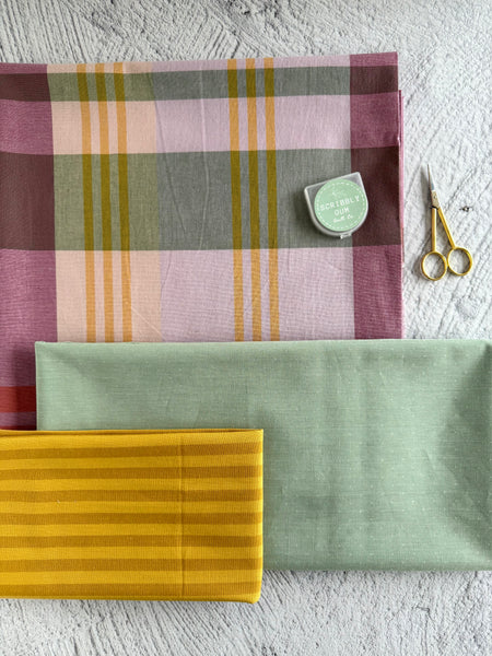 Gorgeous Gingham Wholecloth Quilt Kit - Lap / throw  Size
