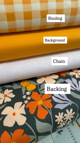 Irish chain Quilt Kit (PDF Pattern Included) - Throw Size