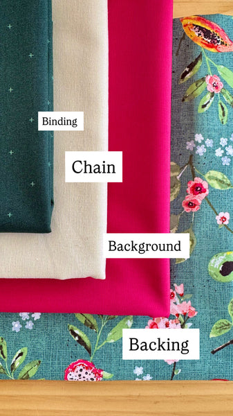 Irish Chain Quilt Kit (PDF Pattern Included) - Throw Size