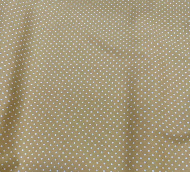 Sevenberry Cotton - Butter Polka Dots
