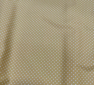 Sevenberry Cotton - Butter Polka Dots