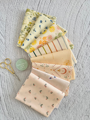 Snowflake #12 - Curated 8 Fat Quarter Bundle