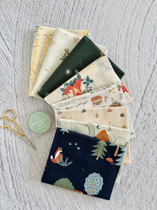 Snowflake #10 - Curated 8 Fat Quarter Bundle