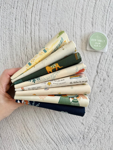 Snowflake #10 - Curated 8 Fat Quarter Bundle