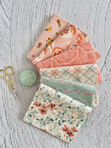 Snowflake #3  - Curated 6 Fat Quarter Bundle