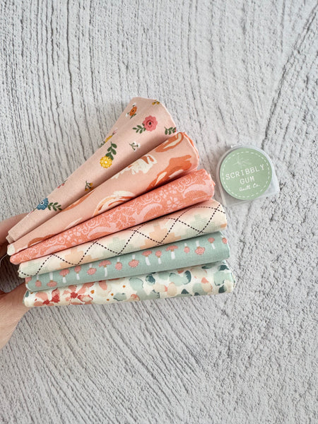 Snowflake #3  - Curated 6 Fat Quarter Bundle
