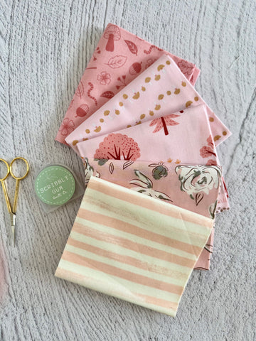 Snowflake #16- Curated 5 Fat Quarter Bundle