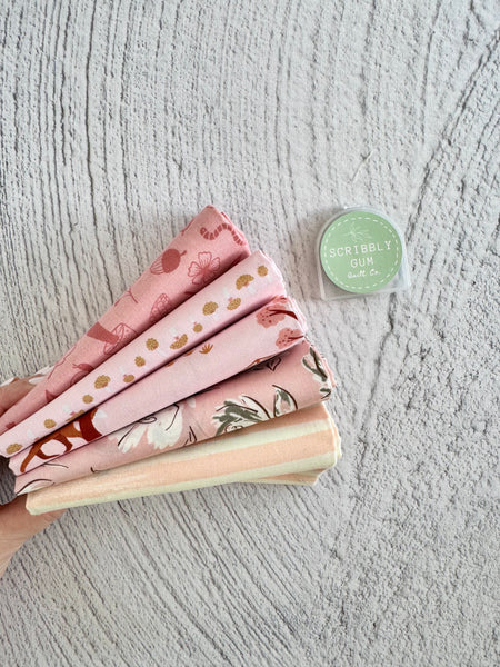 Snowflake #16- Curated 5 Fat Quarter Bundle