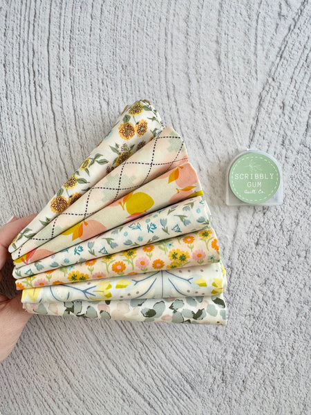 Snowflake #14 - Curated 7 Fat Quarter Bundle