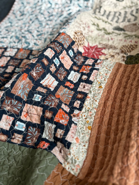 Christmas Big Patch Quilt Kit - Throw Size