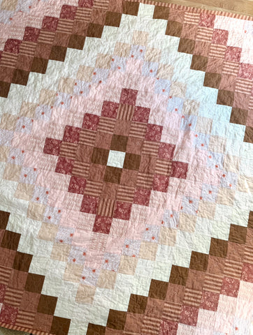 Chocolate Eclair Around the World Quilt Kit - Throw or Large Throw