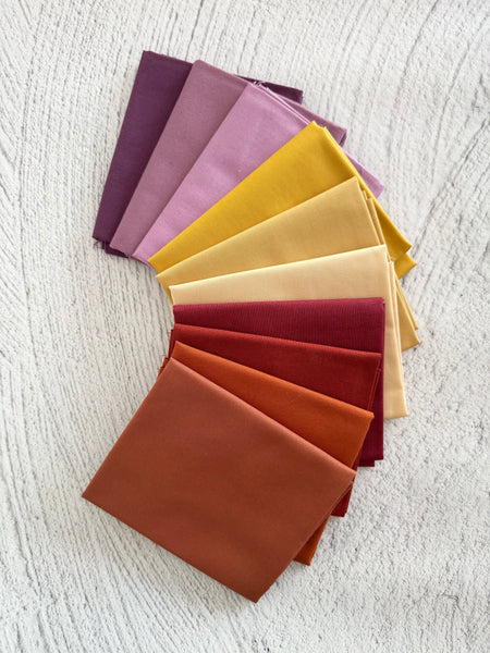 Snowflake Solids  - Curated 10 Fat Quarter Bundle