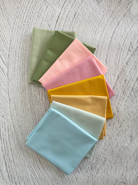 Snowflake Solids - Curated 8 Fat Quarter Bundle