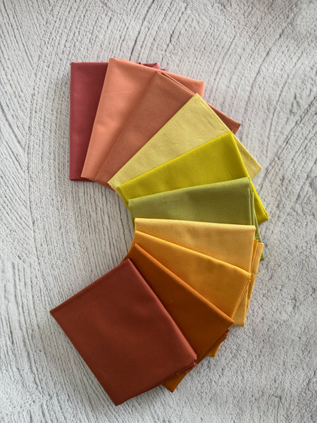 Snowflake Solids  - Curated 10 Fat Quarter Bundle