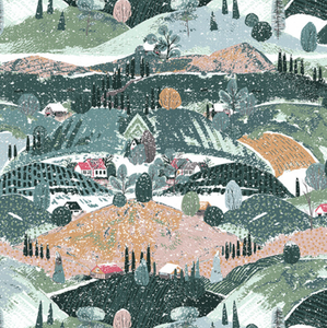 Wintertale for Art Gallery Fabrics - Snowy Hills