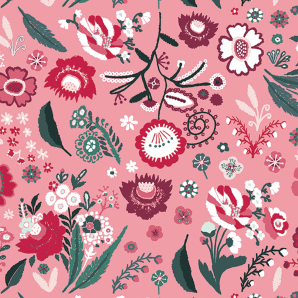 Wintertale for Art Gallery Fabrics - Festive Bouquet